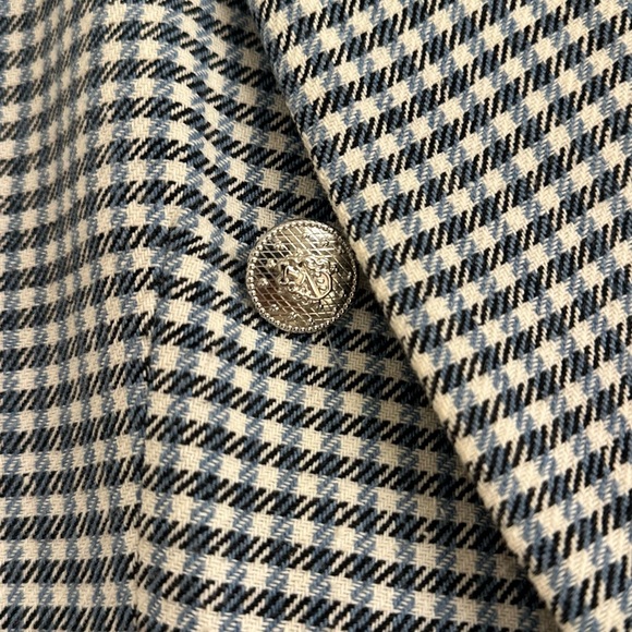 Zara Women's Classic Checkered Blazer - Picture 3 of 7